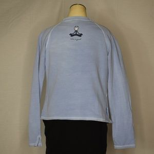 Life Is Good Tops - Life Is Good | Light Blue Tie Front Yoga Jacket M Life Is Good Tops - Life Is Good | Light Blue Tie Front Yoga Jacket M